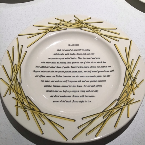 Homer Laughlin for invento NY 1969 recipe vintage dinner plates lot of four - Picture 5 of 13